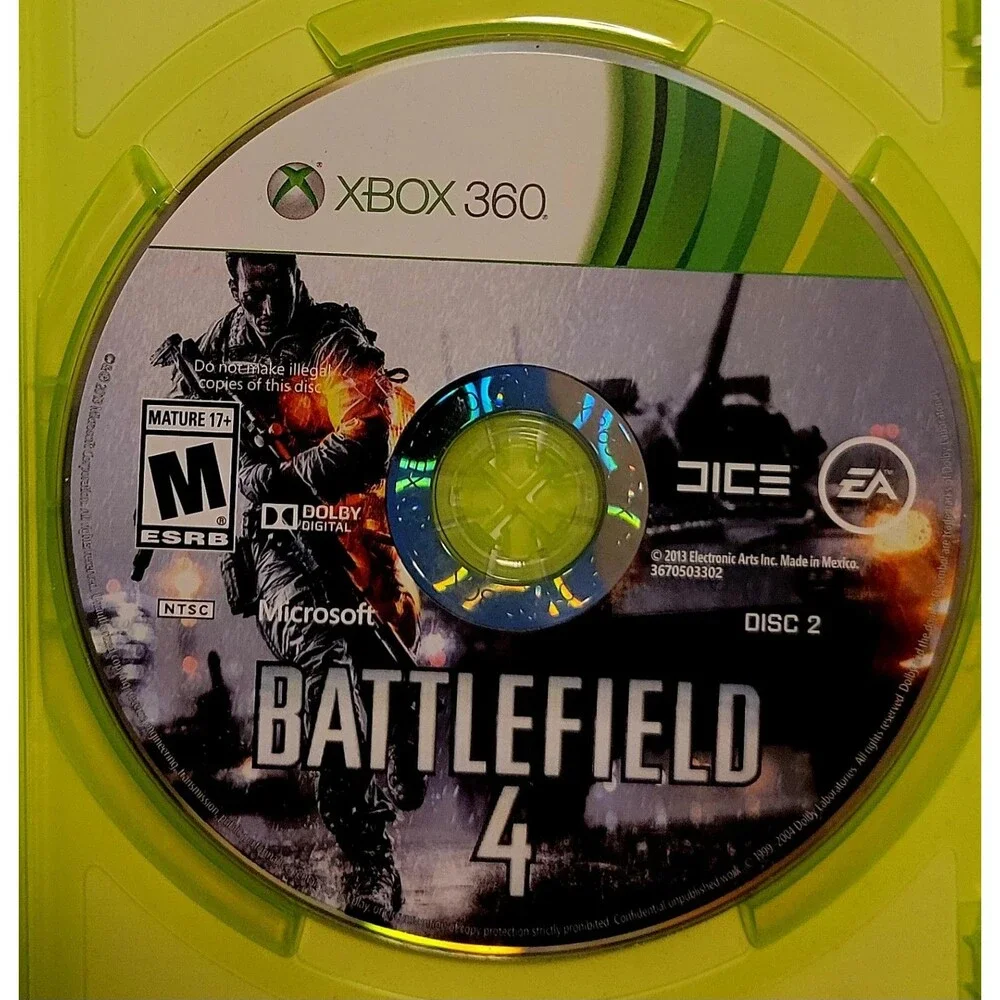 Microsoft Xbox 360: Battlefield 4,CIB, MANUAL,GD COND TESTED &WORKING, FAST SHIP
